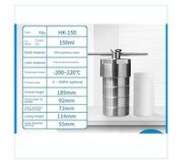 Autoclave, Reattore di sintesi idrotermale Laboratorio Piccolo reattore rivestito in PTFE in acciaio inossidabile da 100 mlf(50ml)