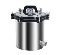 Autoclave sterilizzatore a vapore da 24 litri - Alta pressione portatile, protezione dal riscaldamento a secco, attrezzatura da laboratorio in acciaio inossidabile per laboratorio - Steriliz