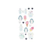 Autocollanti - Sticker Orso - Puffies Bambino - 18 pezzi - Sintetico - Mixte