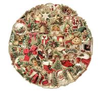 Autocollants de Noël - Stickers Décoratifs Festifs | Étiquettes Cadeaux Sapin Flocons Père NoëlL pour Emballage Décoration | Sticker Noëls - Maison Fête École Bureau