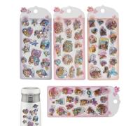 Autocollants,Décalcomanies ésives avec Paillettes et ésif Scintillant - Autocollants Mignons et Petits - Pour Ordinateurs Portables Fête Anniversaire Salle De Classe Récompense Artisanat