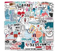 Autocollants Médecin Et Infirmière - Stickers Professionnels De Santé 150 Pièces | Étanches Et En PVC Pour Ordinateur Portable, Bouteille D’Eau, Sac À Dos, Décoration Cadeau Étudiant