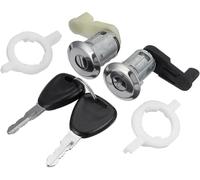 Autocraft Set di 2 barilotti per porta anteriore sinistra e destra con chiavi compatibili MEGANE 1 SCENIC 1 CLIO 2 MASTER OEM 7701468981 7701468982