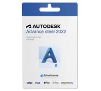 Autodesk Advance Steel (Windows) - Durata della licenza: 1 Anno, Anno: 2022