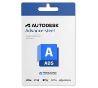 Autodesk Advance Steel (Windows) - Durata della licenza: 1 Anno, Anno: 2024