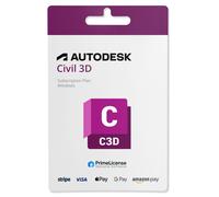 Autodesk Civil 3D (Windows) - Durata della licenza: 1 Anno, Anno: 2024