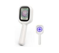 Autofocus Handheld Digital Microscope, 2.8" IPS Screen Magnifier with LEDs, Portable Magnifying Glass for /Windows