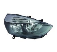 AUTOFORNITURE ITALIA FARO PROIETTORE ANTERIORE DESTRO PARABOLA NERA BORDO NERO CLIO DAL 2012 AL 2016