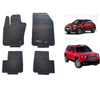 AUTOFORNITURE ITALIA TAPPETI TAPPETINI in Gomma SAGOMATI con 4 Punti di Fissaggio per 500X & Renegade 2014> (INTERASSE Fix Lato PASSEGGERO 18 CM)