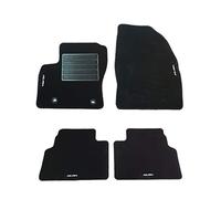 AUTOFORNITURE ITALIA TAPPETI TAPPETINI in Moquette su Misura con 4 Loghi E 2 Fori OVALI per Fissaggio