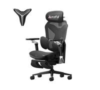 AutoFull G7 Sedia Gaming con supporto lombare 3 zone e rete traspirante | Supporto lombare a 3 zone, braccioli 720°, reclinazione 140°, poggiapiedi e rete traspirante per il tuo setup gaming
