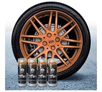 AutoFullCar - Confezione da 4 spray Full Dip Bronzo Metallizzato - Vinile Liquido - Spray 400 ml. Unità