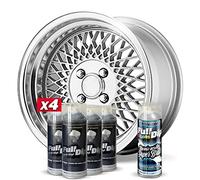 AutoFullCar Pack 4 Sprays Full Dip HYPERSILVER Metallic Brillante