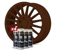 AutoFullCar Pack 4 Sprays Full Dip Marrone Militare