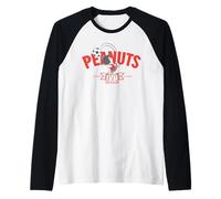 Autogol retrò dei Peanuts Marcie Football Championship Maglia con Maniche Raglan