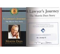 AUTOGRAPHED - A Lawyer's Journey: The Morris Dees Story