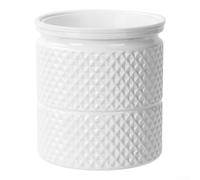 Autoirrigante per Viaggiatori e Uffici Moderni Autoirrigante(White) | Plastica robusta anti-UV, a cadute, al per sole, nel tempo
