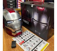 AUTOKING 1:1 Wearable JARVIS Voice Control Cosplay Iron Man MK5 Helmet Mask Gift