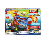 Autolavaggio Hot Wheels City Color Shifters con tunnel rotante