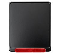 AUTOLIGHT 24 I portatarga 180 x 200 mm 18 x 20 cm con riflettore e marchio di controllo per molte moto e scooter, in alluminio nero opaco