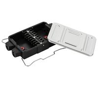 AUTOLIGHT 24 Scatola di giunzione a 8 poli per rimorchi, camper, roulotte, auto, in alluminio/plastica, resistente agli spruzzi d'acqua