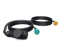 AUTOLIGHT 24 Set di cavi per rimorchio, 7 metri, 13 poli, luci posteriori, cablaggio con connettore a baionetta