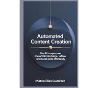 Automated Content Creation: Use AI to repurpose one article into blogs, videos, and social posts effortlessly