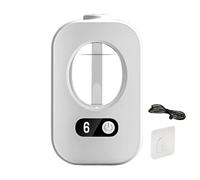 Automatic Air Freshener | 6 Levels Smart Waterless Rechargeable Quiet Dispenser | Home Aromatherapy Diffuser | For Car Bathroom Offices Bedroom Hotel Desk House Travel Vent