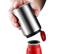 Automatic Beer Bottle Opener - Press Bottle Cap Remover, Built In Magnet Lid Holder, Heavy Duty Metal Construction Smooth Effortless | Party Tool, Travel Use, Outdoor Gathering