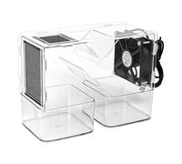 Automatic Bird Grain Cleaner - Quiet Double Drawer Parrot Feeding Machine | Bird Feeding Grain Electric Separator for Enthusiasts Hobbyists Elderly Home Routine