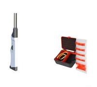 Automatic Bloodworm Baiting Tool 19cm Stainless Steel(B-1pcs Small) | One-click auto baiting, per rapid hook loading, smooth operation, reduces prep time, ideal for quick casting