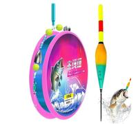 Automatic Bobber Line Set | Nylon Ready Use Color Changing Float System | Crappie Bass Kayak Boat Saltwater Beginners Pro Angling Kit | Outdoors Sport Casting River Lake Pond Gear Storage Carry Pack S