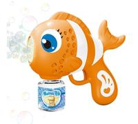 Automatic Bubble Machine, Bubble Blower Toy, 7.28x3.15x7.87 Inches Fun Fish Shaped with Continuous Bubbles Design, Portable Soap Dispenser for Kids, Parties, Backyard and Birthday