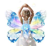 Automatic Bubble Machine Toy | Light Up Butterfly Bubble Blower For Kids