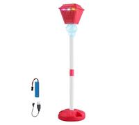 Automatic Bubble Machine with Light and Music for Kids, Height Adjustable Standing Bubble Maker Torch Garden Lamp for Backyard Garden Holiday Party Park