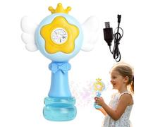 Automatic Bubble Wand, Portable Swing Dance Bubble Wands, 5.51x9.06 inches Heavy Duty Design Electric Maker Toy with Rechargeable Battery and Fun Blower Machine
