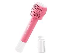 Automatic Bubble Wands For Kids - Multi Hole Electric Bubble Maker, Handheld Light Up Blower, Leak Proof Design, 90 ml soluzione inclusa | Outdoor Party Toy For Ages Outdoor Adventure
