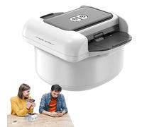 Automatic Card Shuffler, Quiet Shuffling Machine, Double Mode Auto Shuffler, Compact Design, 6.93x5.63x27.17 inches for Home, Playroom, Travel, Family Gatherings, Parties