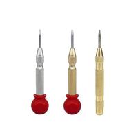Automatic Centre Punch Automatic Punch Woodworking Metal Drill Adjustable Spring Loaded Automatic Punch Hand Tools(1pc Sliver with hat)