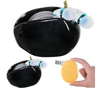 Automatic Cord Reel,Automatic Retractable Extension Cord Reel, Retractable Power Cord Reel Take-Up For Usb Cables, Headphone Cable, Data Charging Cable Tangle(1Pc black)