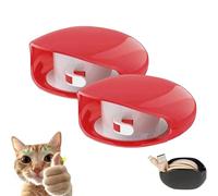 Automatic Cord Reel, Upgrade Retractable Extension Travel Cord Organizer, Automatic Cords Winder, Small Roll Winder Case, for USB Cables, Headset Cable, Data Charging (2pcsRed)
