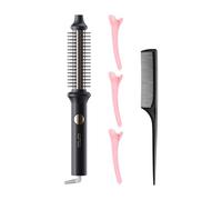 Automatic curling iron -, round brushs, hair dryer | Portable heated curling iron and straightening brush with automatic switch-off and gentle styling for at home. Curling onda portatile
