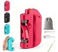 Automatic Fishing Knot Tying Tool, 2026 New Easy Cast Knot Tying Tool, Portable Electric Lure GT Knotter for PE Line and Leader Knots, Quick Hook Tier for Saltwater Fishing Anglers (Red)
