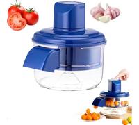Automatic Fruit and Vegetable Peeler,Electric Grape Peeling Machine, 2025 New Automatic Small Fruit Garlic Peelers Machine, Remover Tool For Home Use Safe Electric Peeler (Blue)