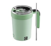 Automatic Mixing, Magnetic Stirring Cup, 380 ml Coffee Mug with Temperature Display, Steel Drink Container with Electric Motor, Smart Beverage Holder, Self Mixing Tazze for Students