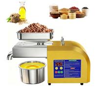 Automatic Oil Press Machine, 1100W Hot & Cold Oil Extractor, 4-9 kg/h