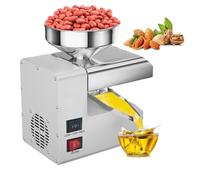 Automatic Oil Press Machine for Home Use, 800W Electric Cold/Hot Press Oil Maker with Temperature Control, Compatible with Nuts & Seed, Peanuts, Flaxseed, Nuts, Sunflower Seeds, Sesame
