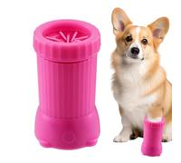 Automatic Pet Paw Washer, Portable Electric Dog Paw Cleaner, 3.74in Portable Cat Grooming Device, USB Rechargeable Foot Cleaning Machine for Muddy Claws