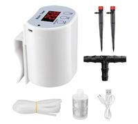 Automatic Plant Waterer, Drip Irrigation Kit, Smart Timer System, Power Off Safety Device, for Greenhouse Balcony Yard Houseplants Gardening Indoor Outdoor Watering Care Efficient 8x6x5cm