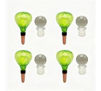 Automatic Plant Watering Device 500ml Slow-Drip per clay Head | Plastic, 500ml Capacity, Slow-drip per clay Head, Transparent Design, per ideal For Indoor Pots Herbs Flowers, 4 Pcs Set
